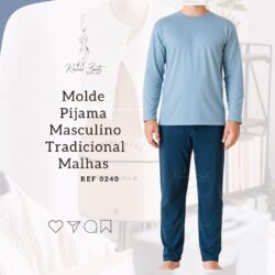 Molde Pijama MASC para malha - Ref 0240