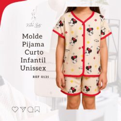 Molde Pijama Infantil Unissex - Ref 0131
