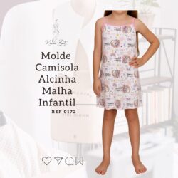 Molde Camisola Alcinha Infantil - Ref 0172