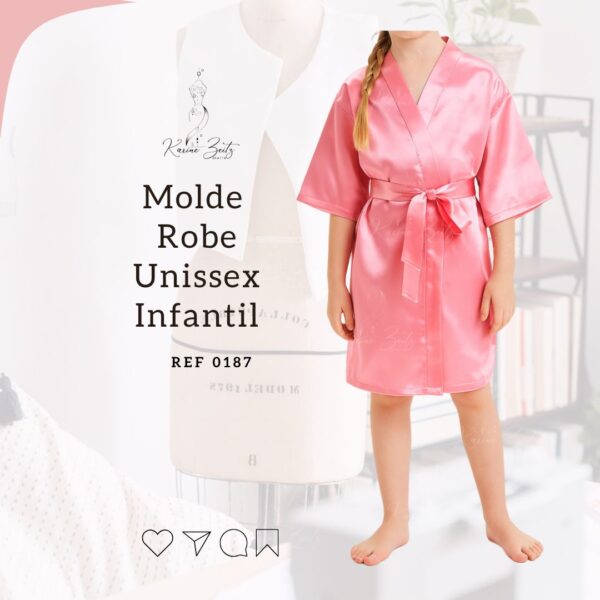 Molde Robe Infantil - Ref 0187