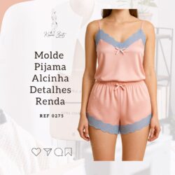 Molde Baby/Short Doll com Rendas - Ref 0275