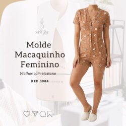 Molde macaquinho para malha elastano - Ref 0084