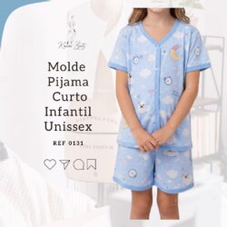 Molde Pijama Infantil Unissex - Ref 0131