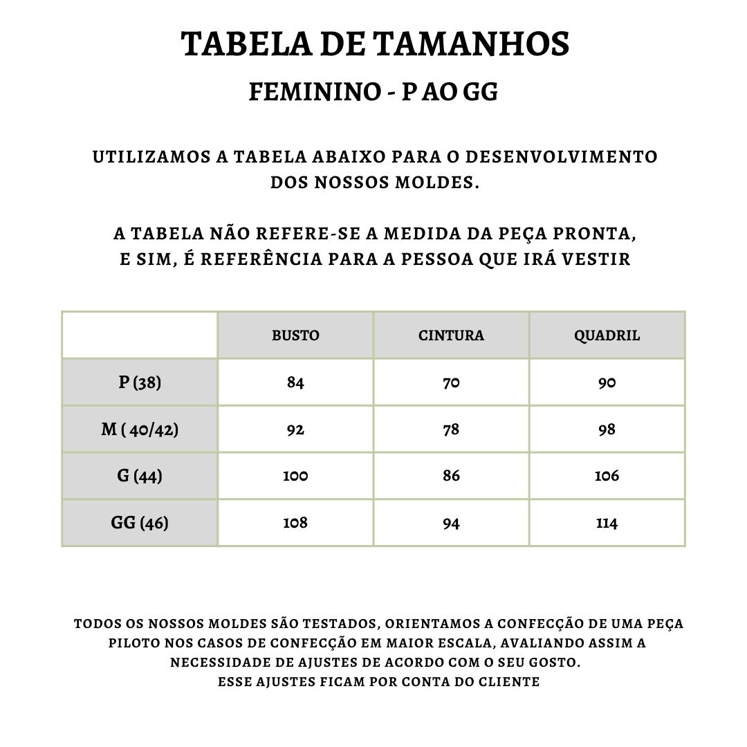 Molde Pijama Americano Longo - Ref 0001 - Imagem 2