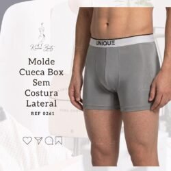 Molde Cueca Box sem Costura Lateral - Ref 0261